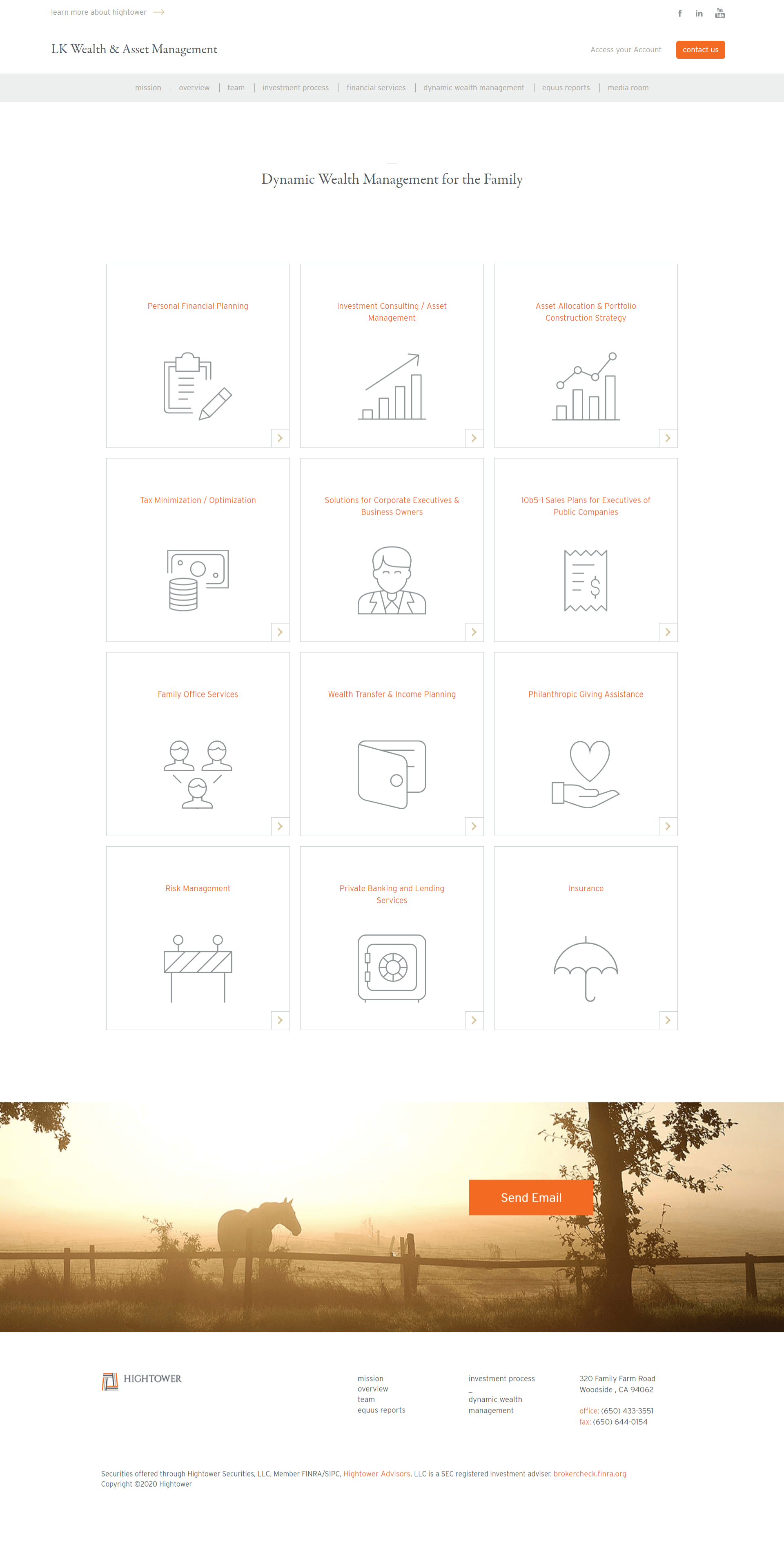 LK Homepage BEFORE Web Refresh
