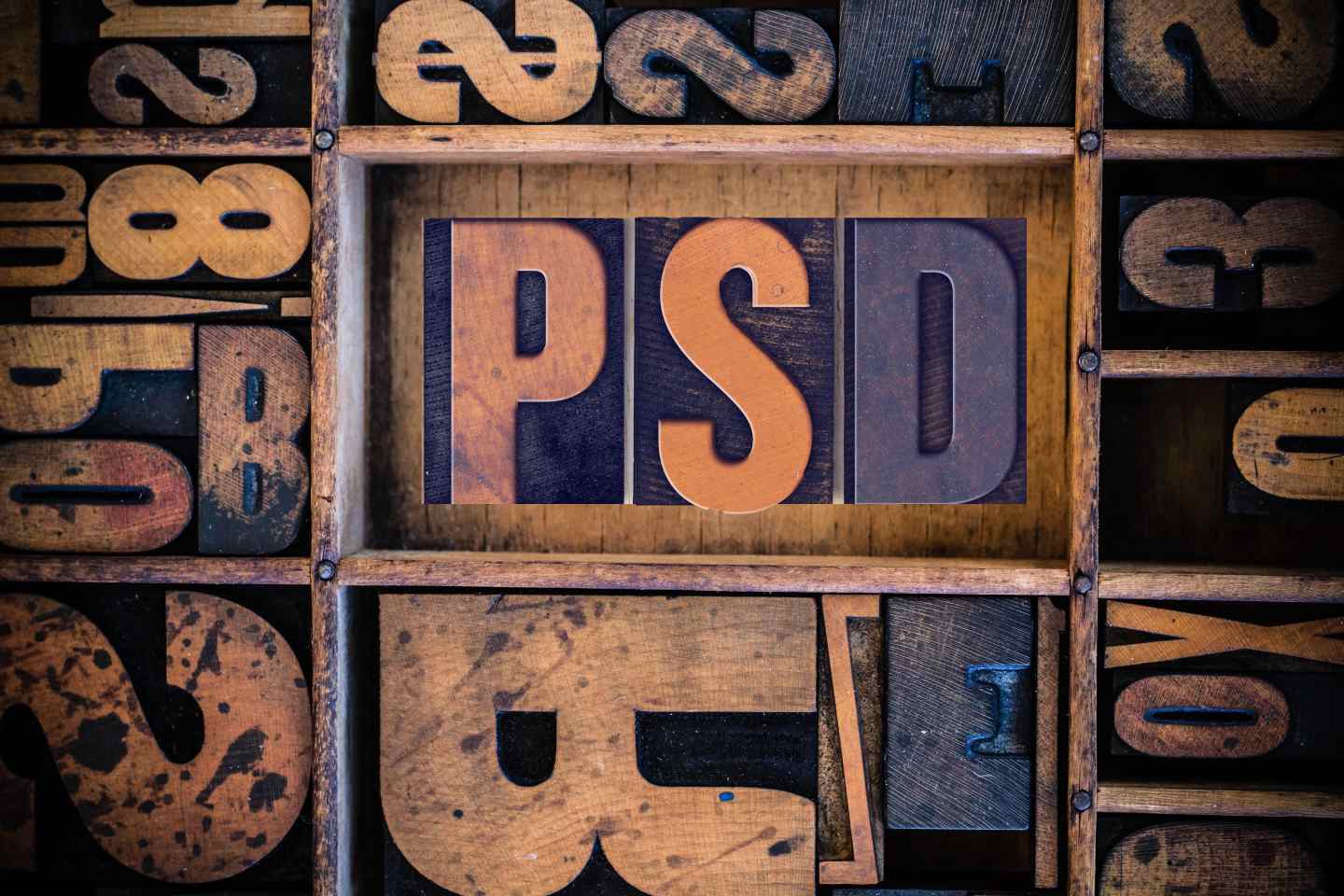 Photoshop Concept Letterpress Type